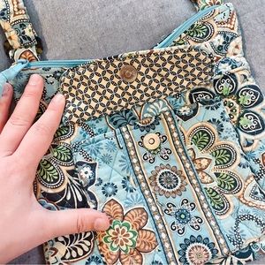 Vera Bradley Crossbody Bag in Bali Blue (Retired Print)